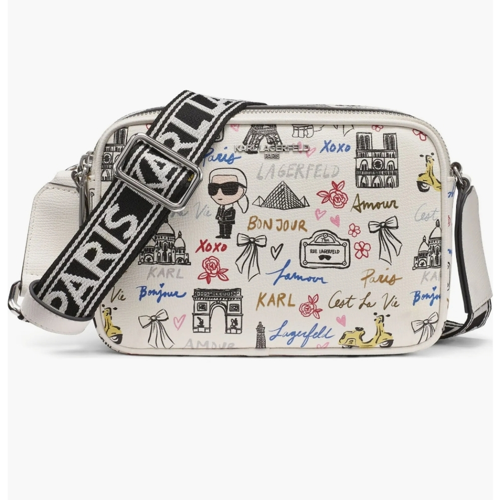 NWT  KARL LAGERFELD  PARIS  CROSSBODY